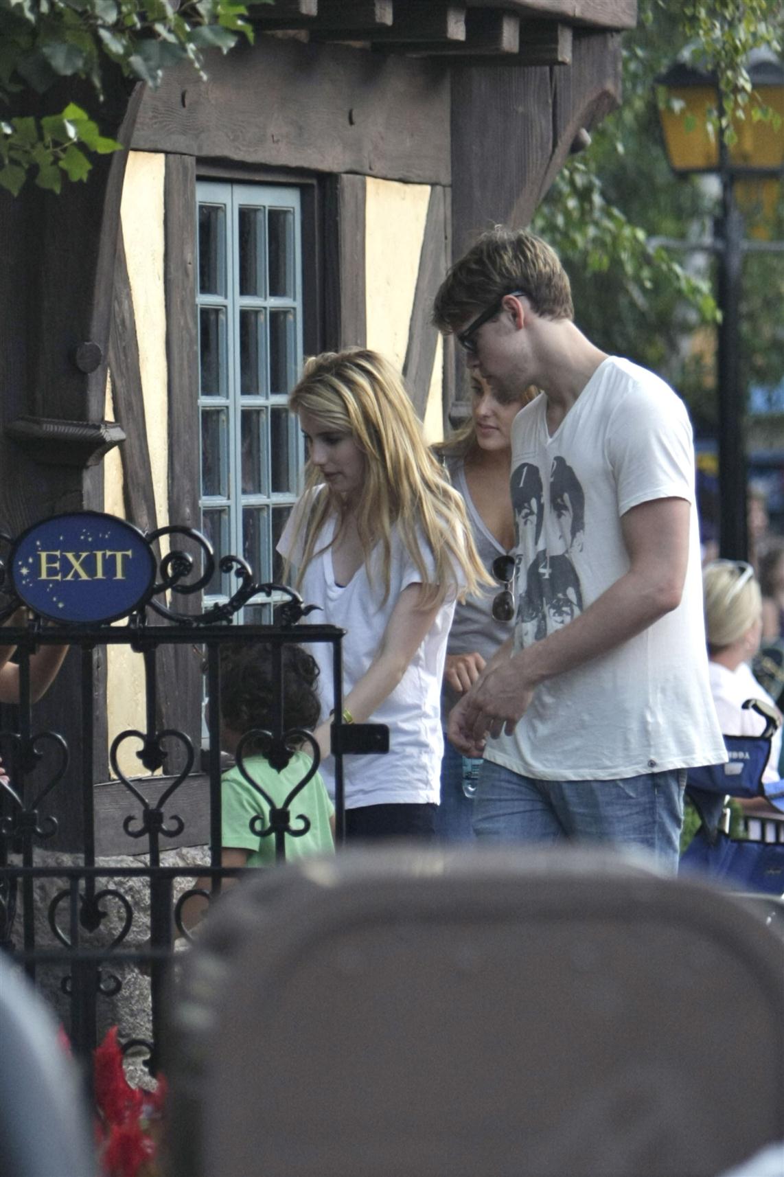 Emma Roberts and Chord Overstreet Spends the day together at Disneyland Disneyland California photos | Picture 60734
